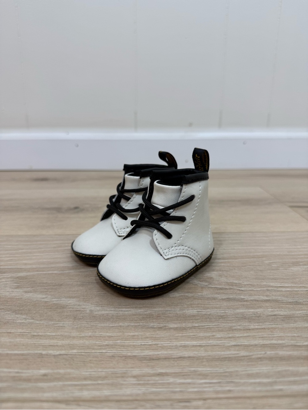 Dr. Martens White 1460 Crib Boot Shoes